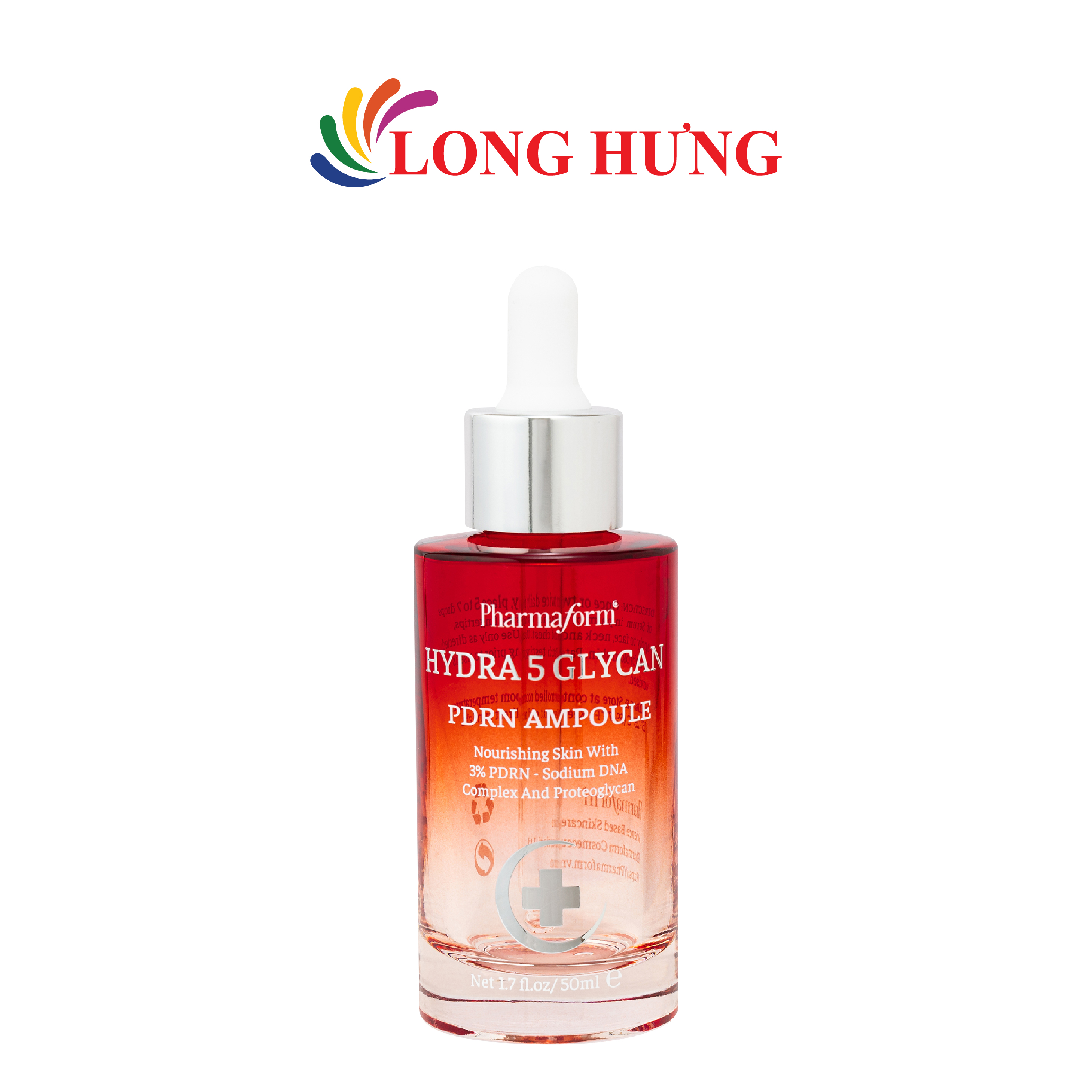 Tinh chất dưỡng ẩm Pharmaform Hydra 5 Glycan PDRN Ampoule (50ml) - Hàng chính hãng