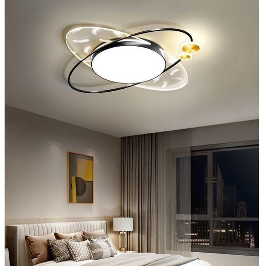 Đèn ốp trần VATASI hiện đại cánh hoa trang trí nội thất sang trọng với 3 chế độ ánh sáng.
