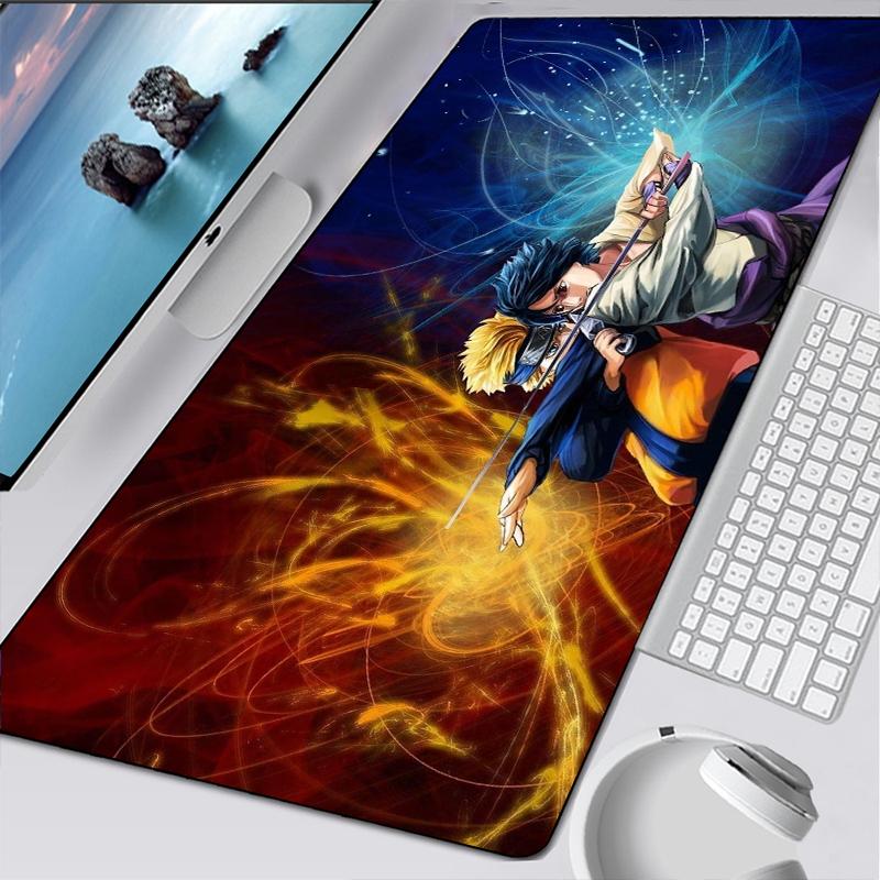 Anime Uchiha Miếng Lót Chuột Thảm Chuột Notbook Máy Tính Miếng Lót Chuột Chơi Game Chuyên Nghiệp Mousepad Game Thủ Để Bàn Phím Chuột Thảm Tặng