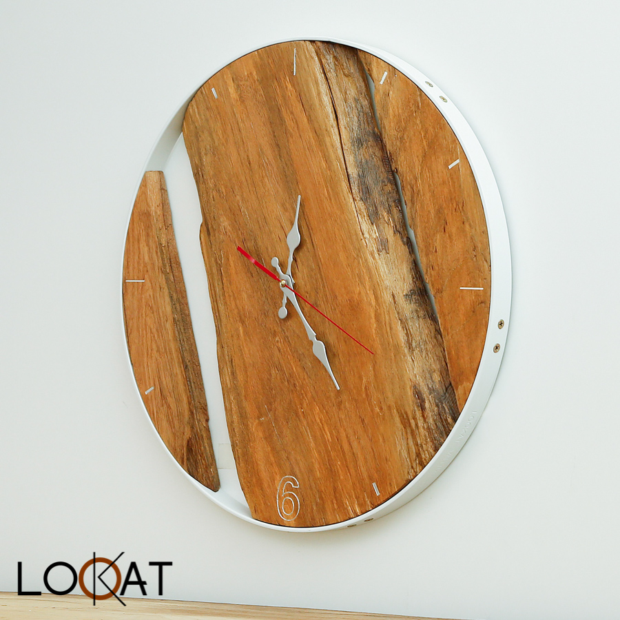 Đồng Hồ Treo Tường Décor Nhà Phong cách Rustic Tinh Tế Mộc Mạc DH12050134