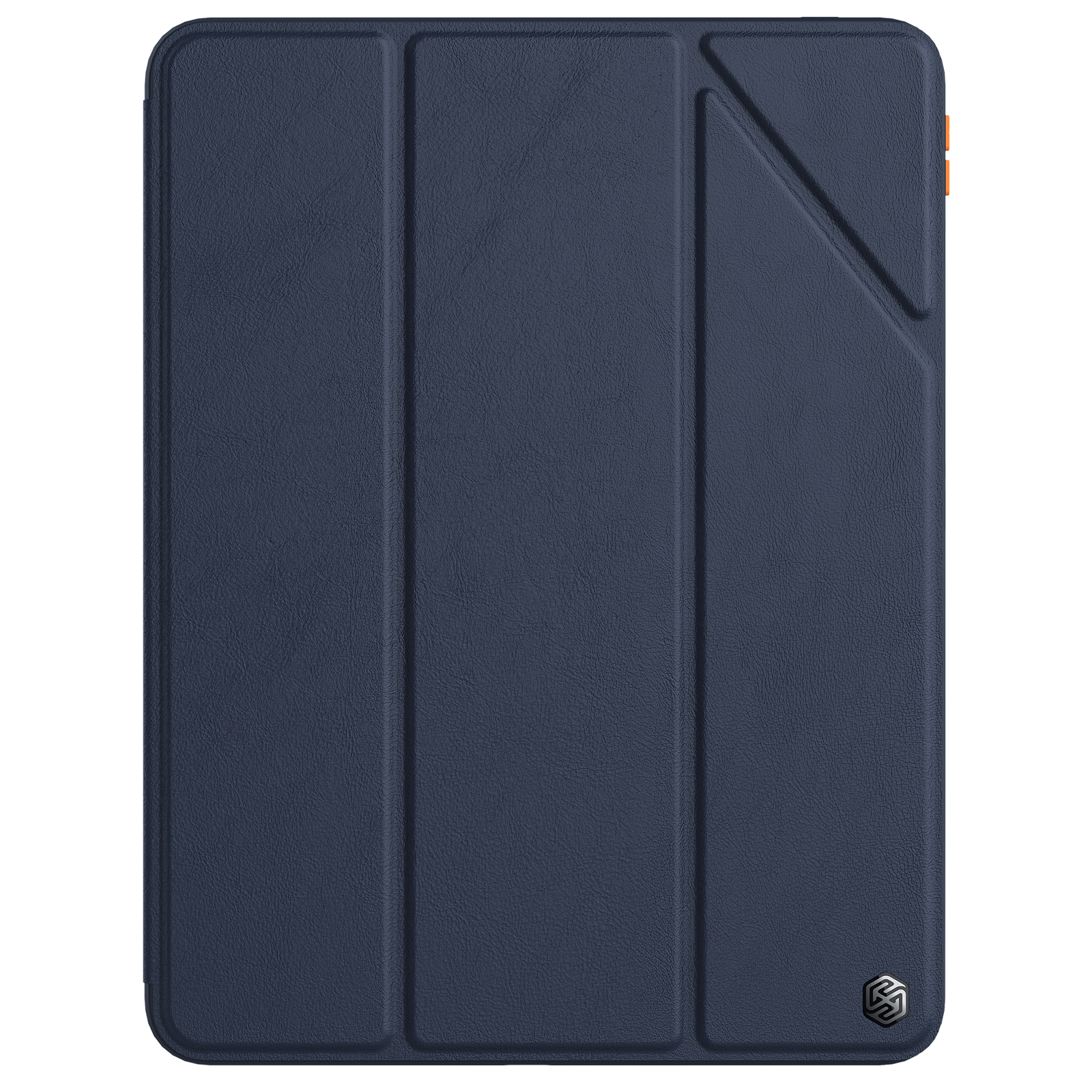 Bao Da Dành Cho Ipad Pro 11 Inch 20202021 M1 Nillkin Bevel Leather Case Có Khe Cắm Bút Apple Pencil - Hàng Nhập Khẩu - Xanh Dương Đậm