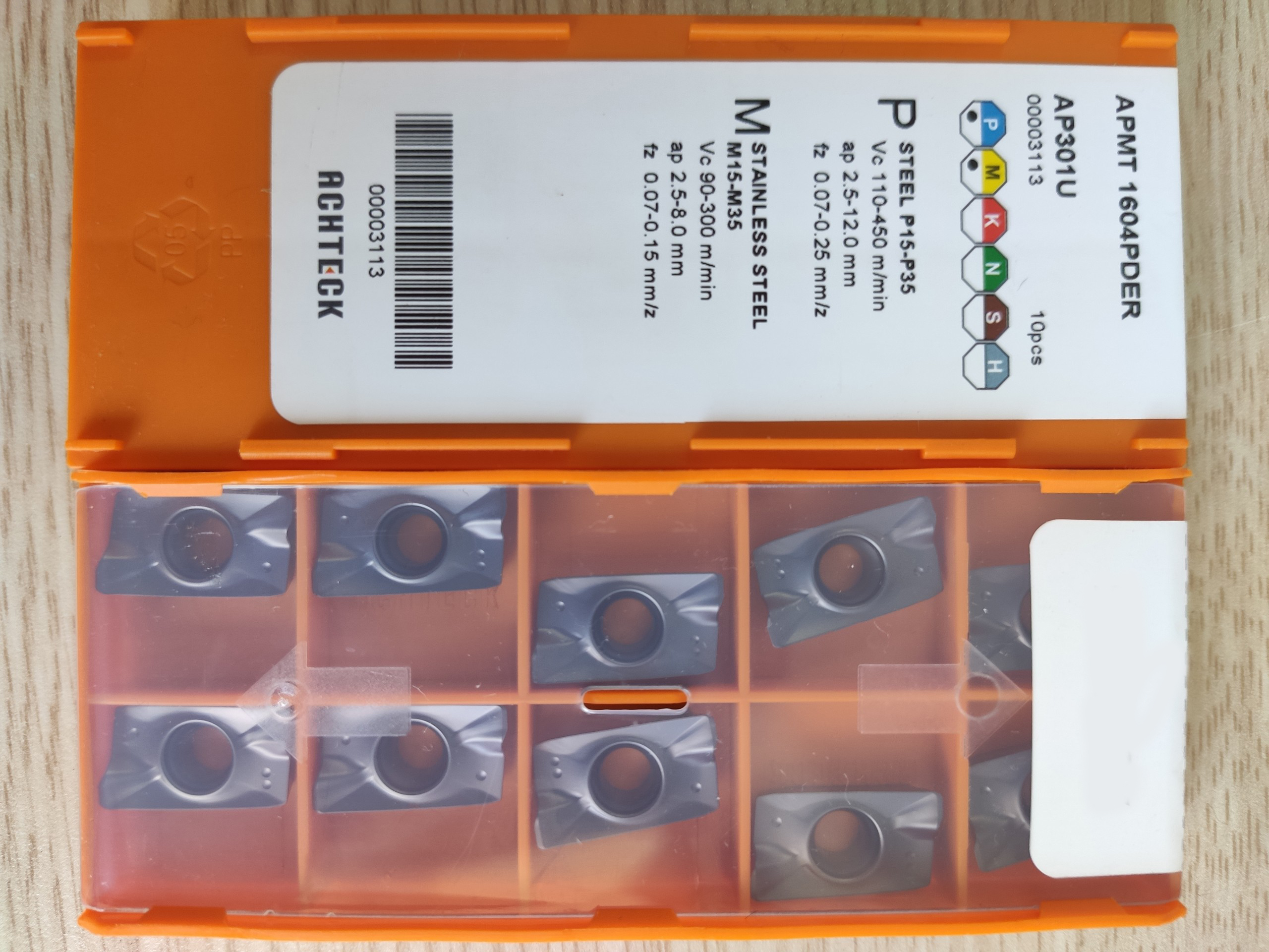 Mảnh Phay APMT1135PDER _AP351U - 1 Hộp/10cps
