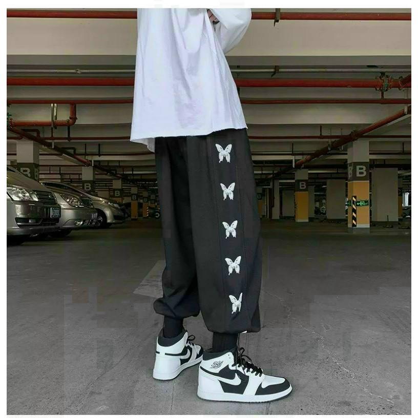 Quần Ống Rộng Nam Nữ dây rút ống chân phong cách unisex vải thun nỉ êm mịn cực đẹp (insocbuom)