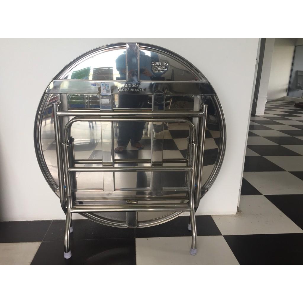 Bàn tròn inox 304 ngang 1m2 ĐẠI THÀNH