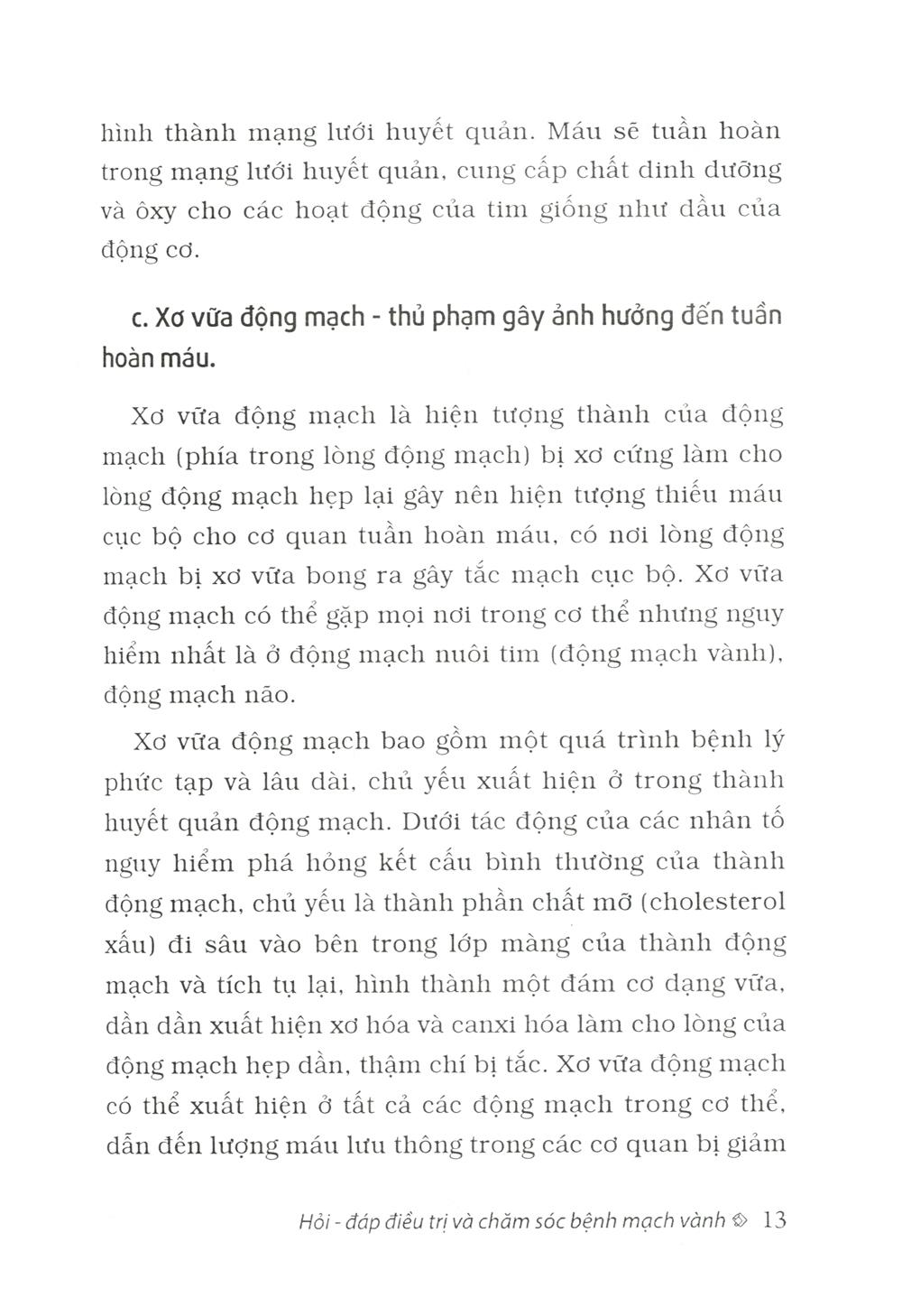 Hỏi - Đáp Điều Trị Và Chăm Sóc Mạch Vành