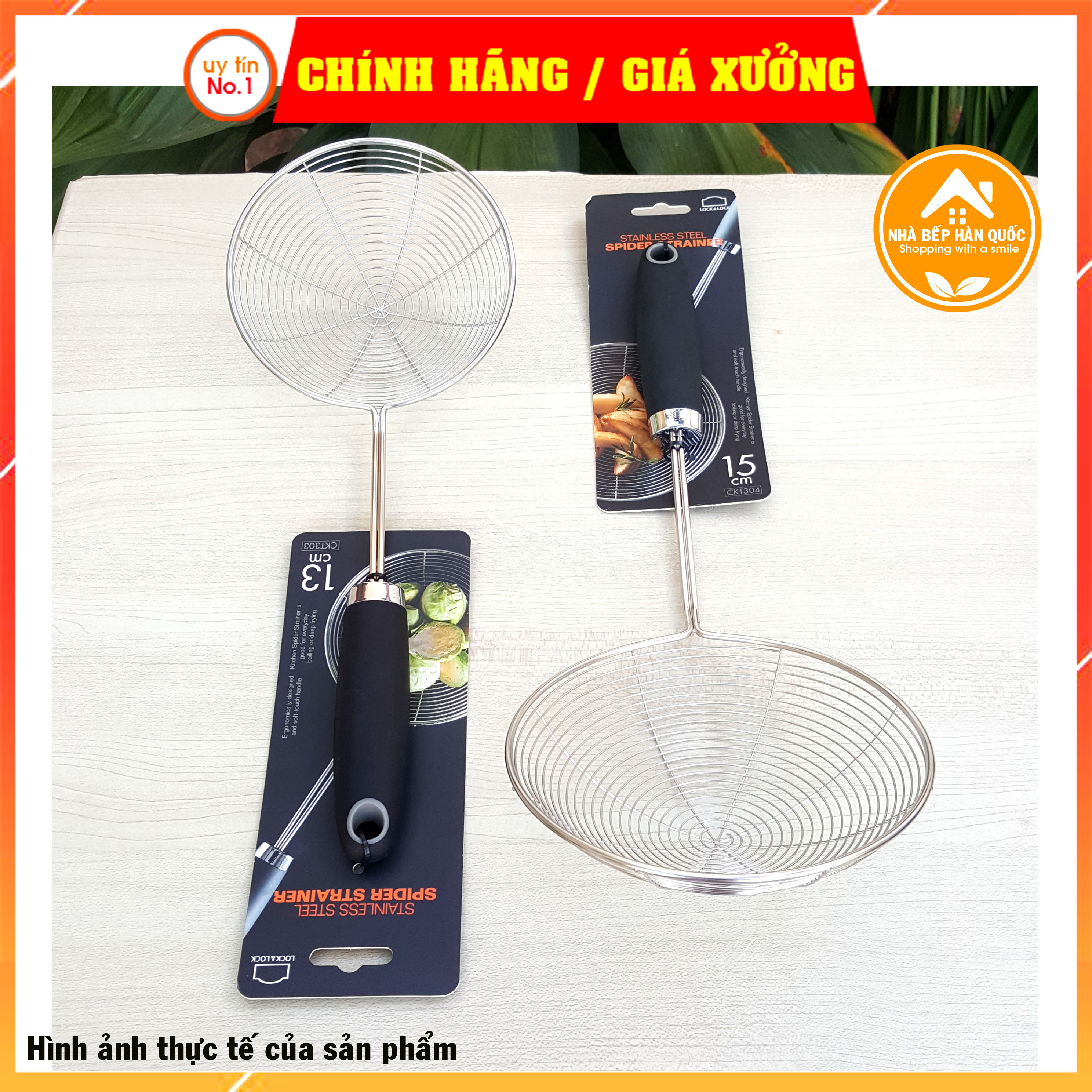 Dụng cụ ray lọc vớt thực phẩm Lock&Lock CKT303 CKT304