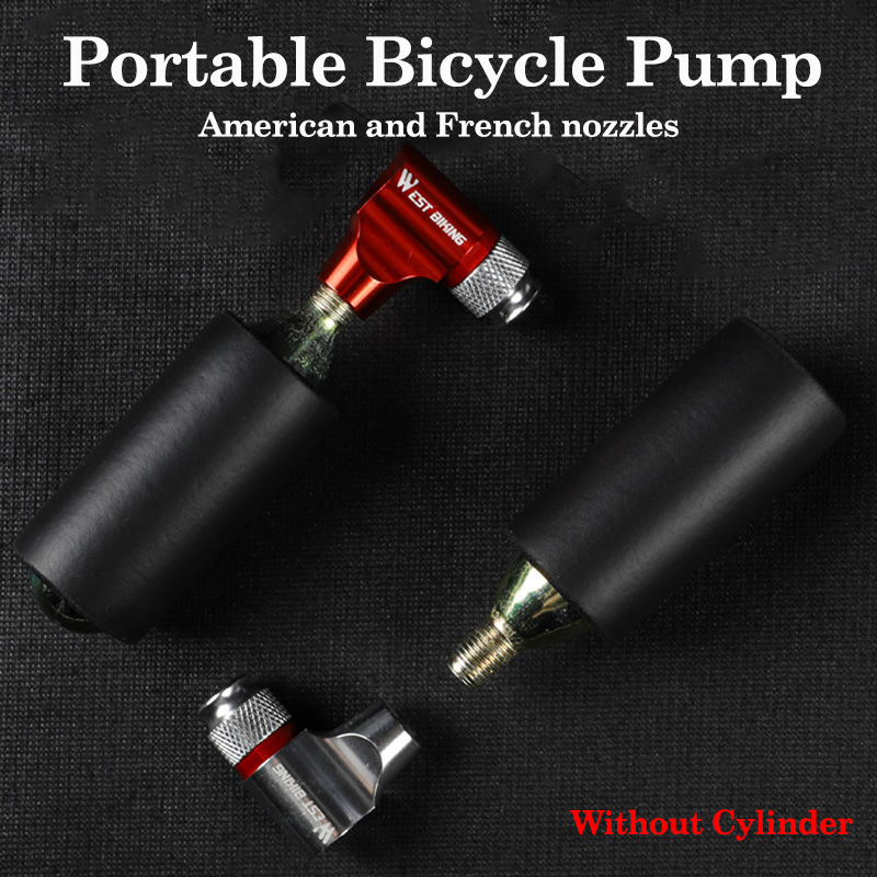 Máy bơm xe đạp WEST BIKING di động bằng kim nhôm siêu nhẹ