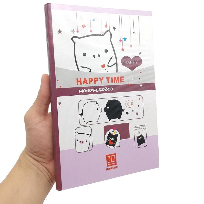 Vở Hồng Hà South Star Monokuroo Boo 300 Trang 0737 - Màu Tím