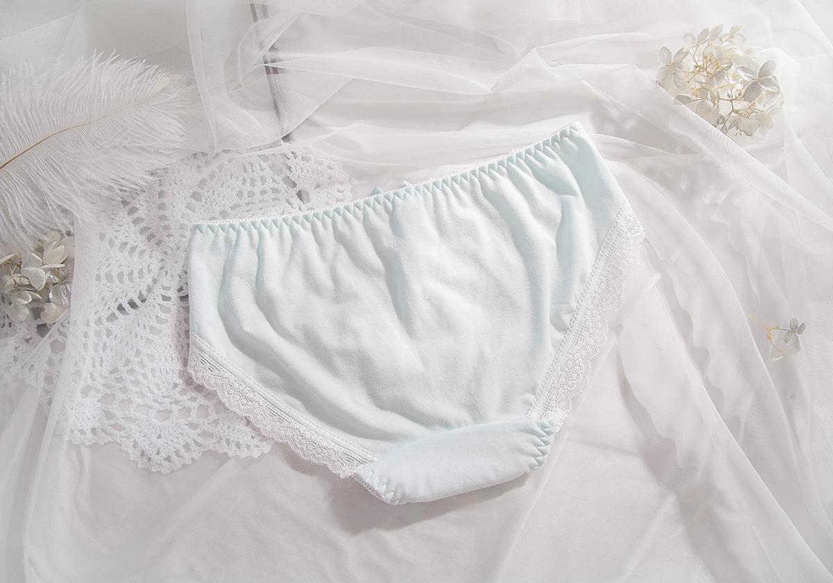 Quần Lót Nữ Cotton Phối Ren Ngang Eo Xuất Đông Âu Hàng Loại Đẹp.
