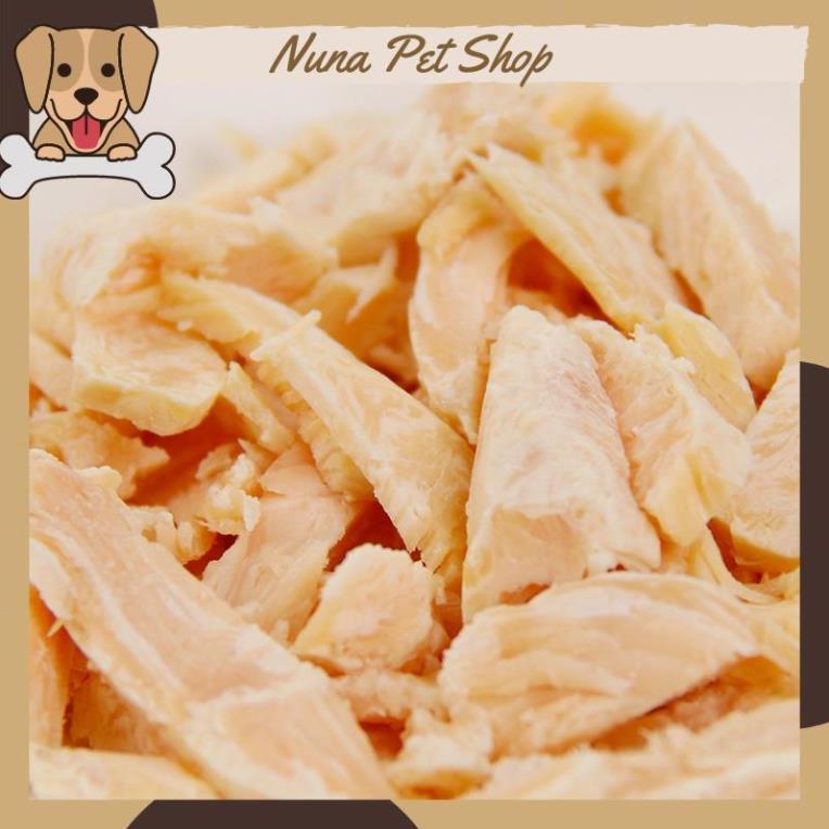 Ức gà hấp ăn liền cho chó mèo - Ức gà Pet Snack, Real Chicken, Masti cho thú cưng (40g)