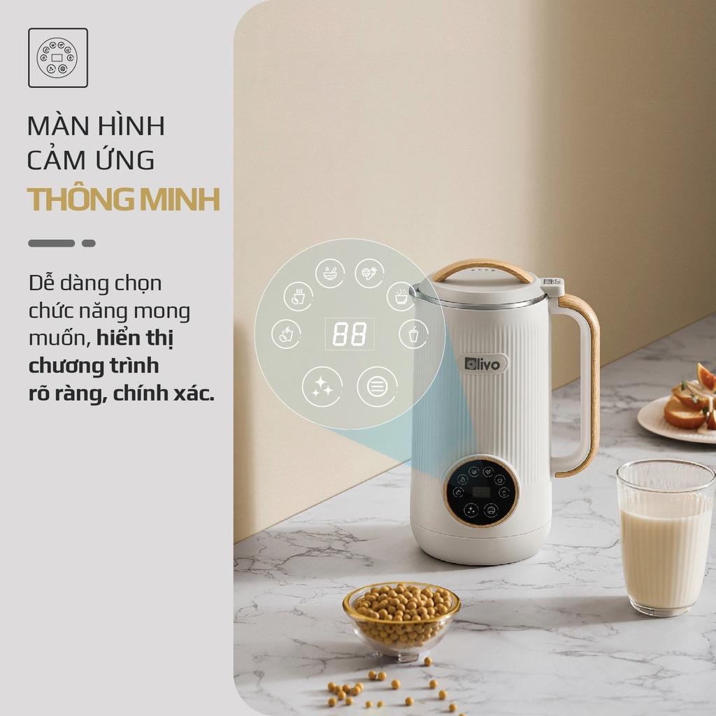 Máy Làm Sữa Hạt Đa Năng Olivo Cb400, 750W-600ml, Vận Hành Êm Ái, Hàng Chính Hãng