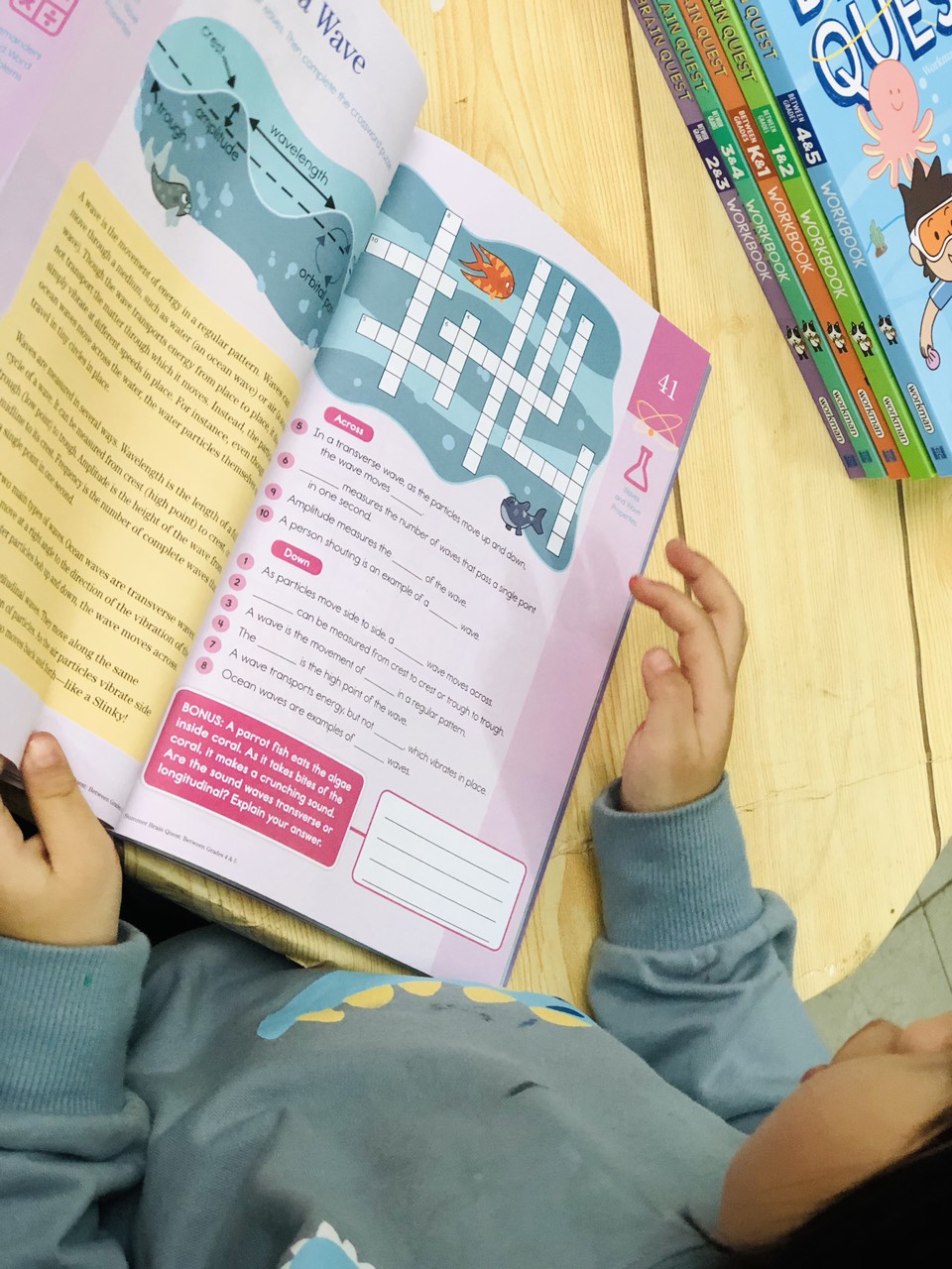 Sách sunner brain quest k1 phát triển tư duy iq cho bé - in màu
