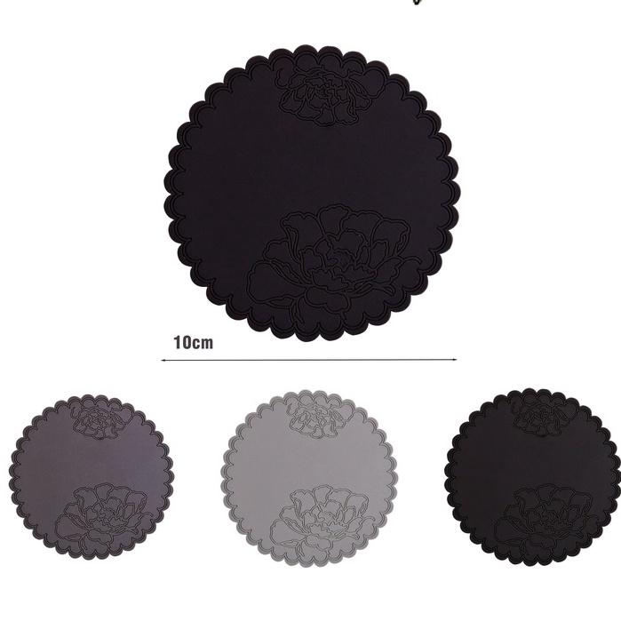 Lót Ly 3D Silicon Chống Trượt Không Thấm Nước | LÓT LY CỐC HỌA TIẾT 3D CHO NHÀ HÀNG QUÁN CAFE KHÔNG HỌA TIẾT