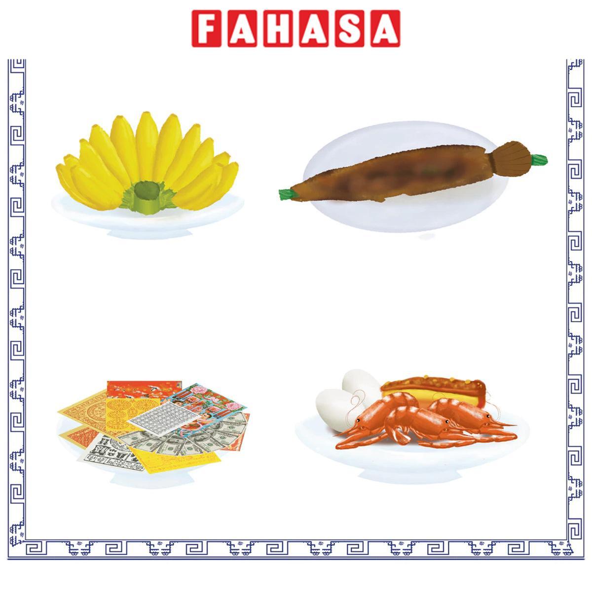 Phụ Kiện Bàn Thờ Bộ Mâm Cúng Tam Vị Cát Tường - Đong Đầy Phúc Lộc - Manihum BTLPK-02