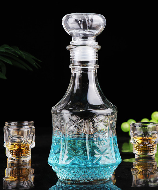 Bình Thủy Tinh Nắp Có Khuyên Vàng 500ml | 750ml , Tùy Chọn Dung Tích và Kiểu Dáng