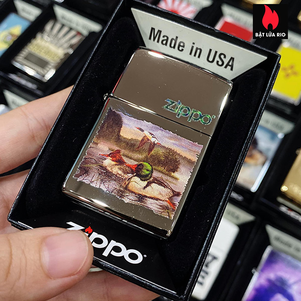 Bật Lửa Zippo 150 Duck Painting Design
