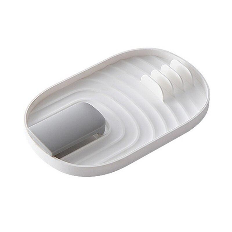 Kitchen Organizer Spoon Holders Fork Spatula Rack Shelf Plastic Spoon Rest Chopsticks Holder Non-slip Kitchen Accessories