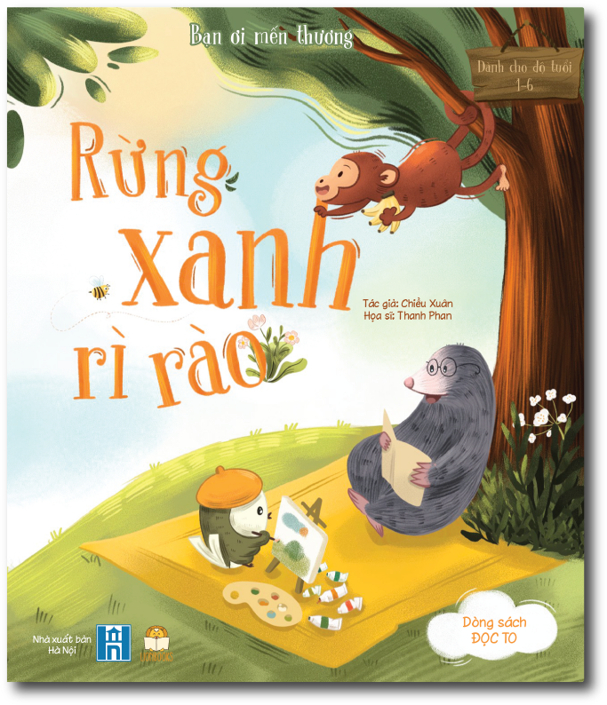 Sách Truyện Tiềm Thức Cho Bé - Rừng Xanh Rì Rào (Bìa Cứng) - Truyện Kể Trước Giờ Đi Ngủ (Dành Cho Trẻ 0-3 4-6 Tuổi)