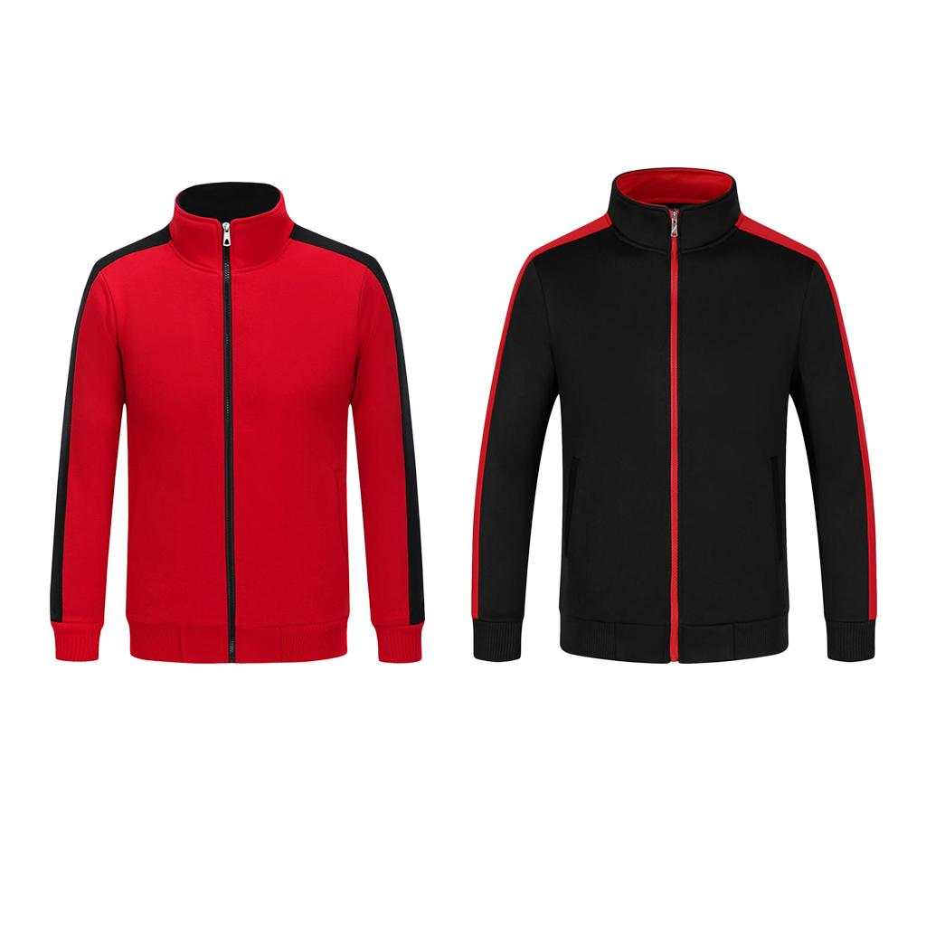 Womens Mens Classic Fit Full Zip Fleece Jacket Coat With Pockets