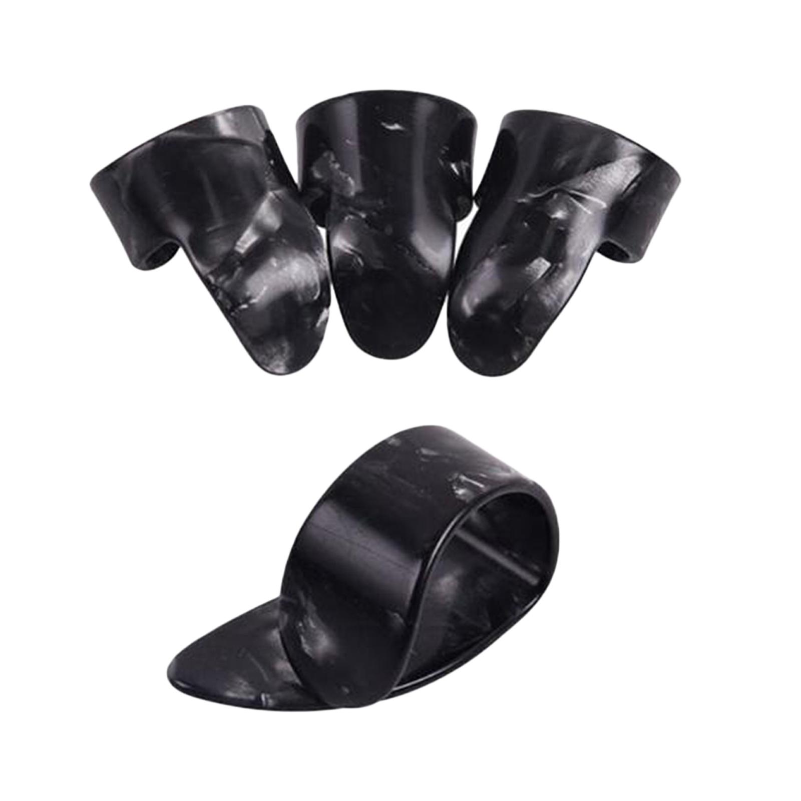 4pcs Finger Guitar Pick 1 Thumb 3 Finger Picks Plectrum Guitar Accessories
