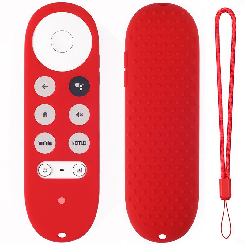 Vỏ điều khiển từ xa 3 mét chống sốc đối với Chromecast với trường hợp silicone chống mất tích từ xa của Google TV 2020