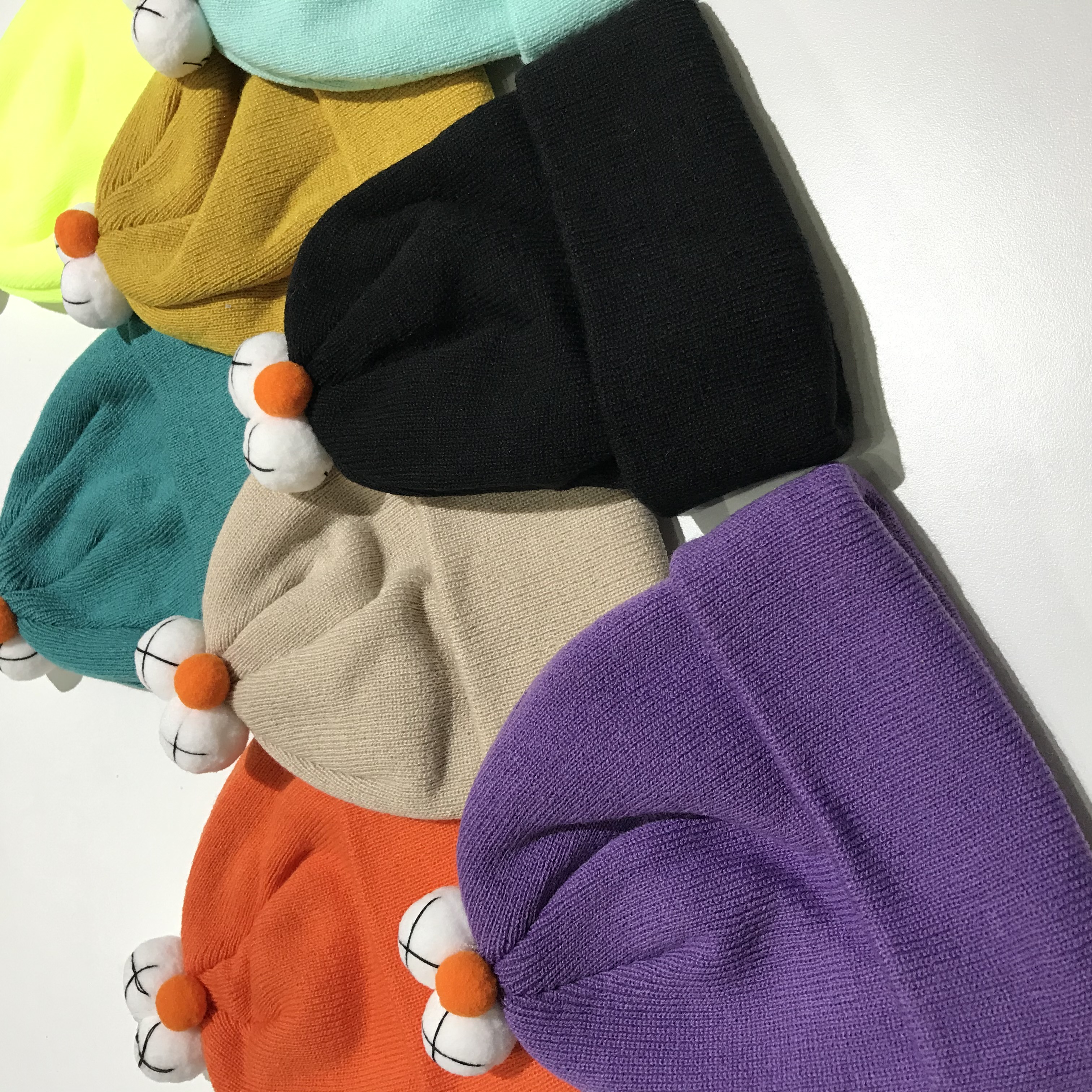 Mũ len đan Beanie hoạt hình - Nón len vintage mẫu mới