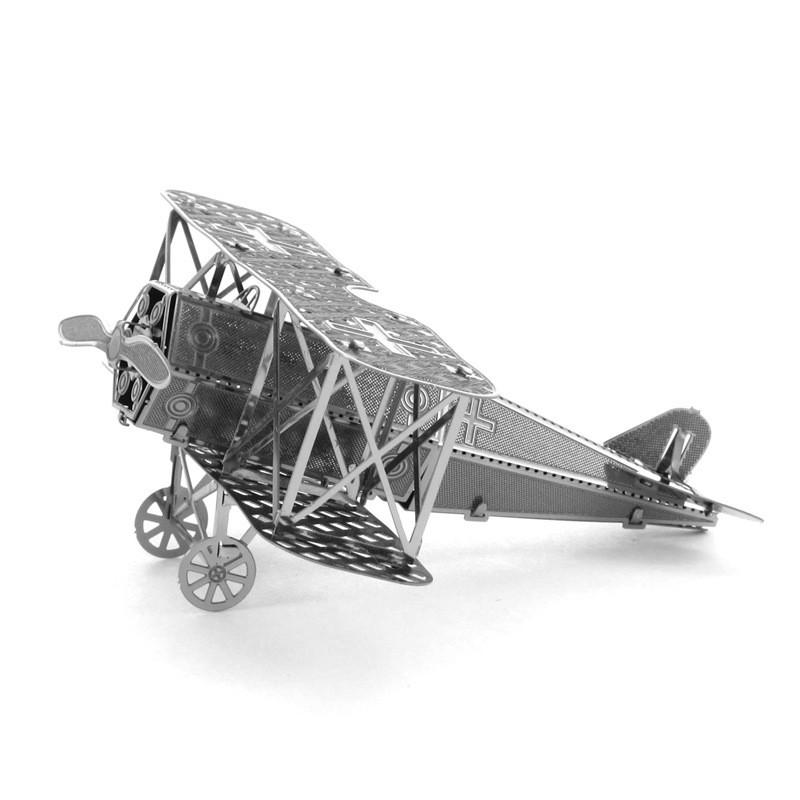 Mô Hình Lắp Ráp 3d Máy Bay tiêm kích cánh kép Fokker D.VII - Đức