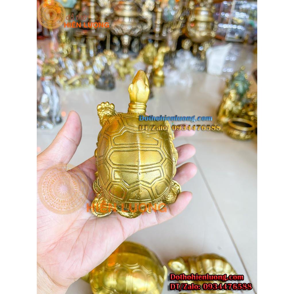 Tượng Kim Quy Màu Vàng Bằng Đồng Nguyên Chất Các Cỡ