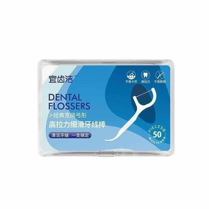 Hộp 50 Tăm Kẽ Chỉ Nha Khoa Chất Lượng Nhật Bản