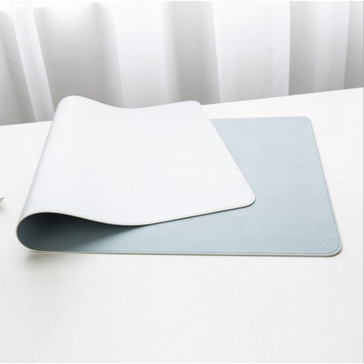 Thảm Da Trải Bàn Làm Việc DeskPad Cỡ Lớn Kiêm Bàn Di Chuột Máy Tính 120x50, 100x50, 80x40, 60x40