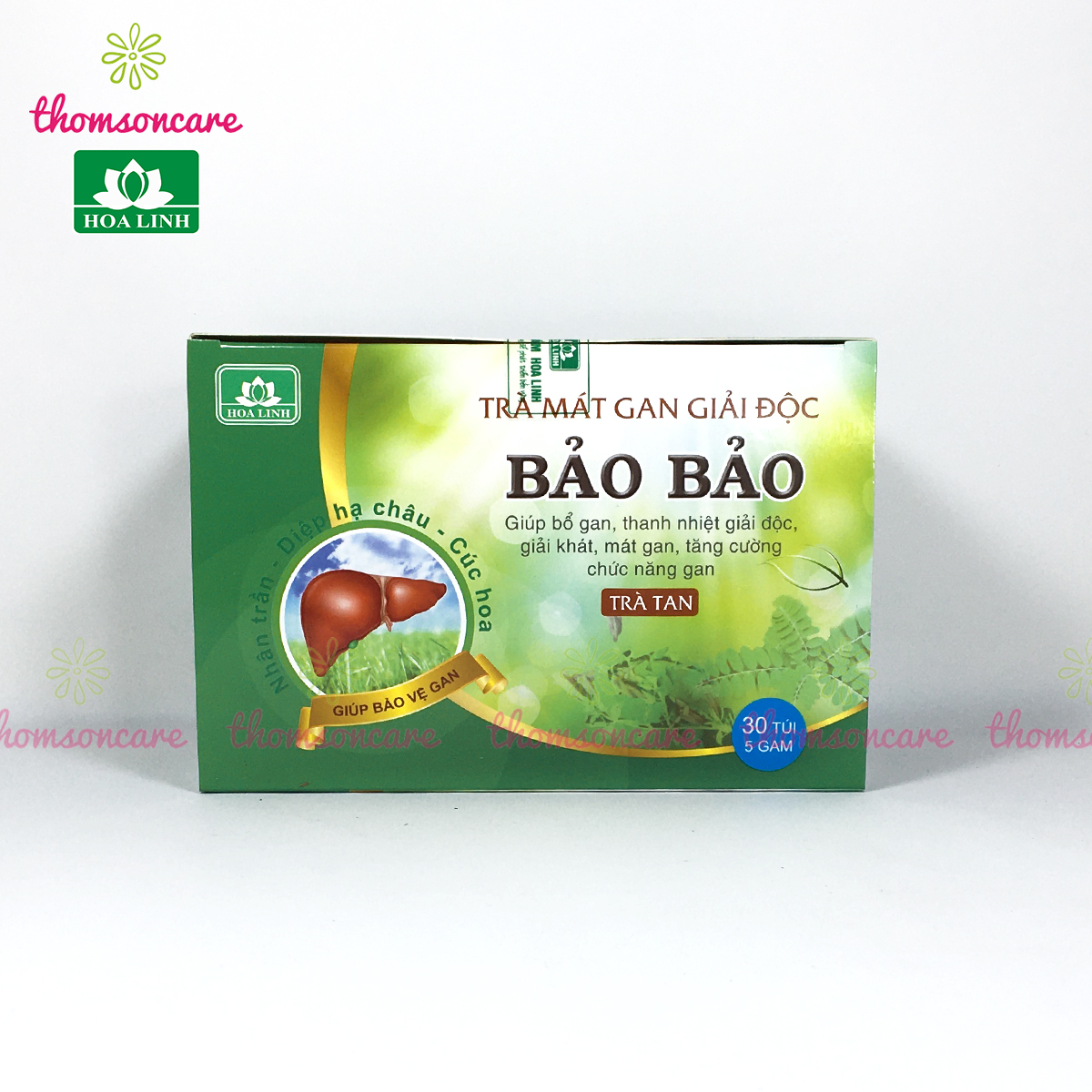 Trà Bảo Bảo - Hỗ trợ giải độc gan, thanh nhiệt, giải độc, ngăn ngừa mụn nhọt - Từ diệp hạ châu, nhân trần, đẳng sâm