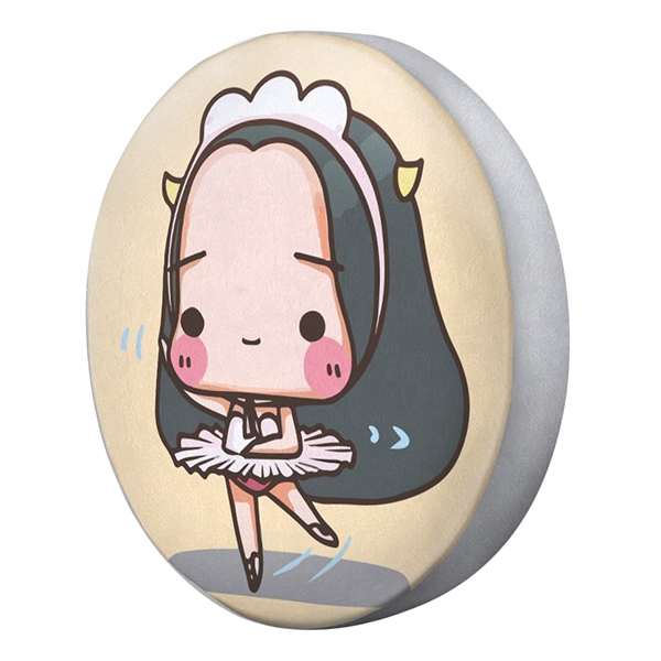 Gối tròn Cô bé múa ba lê - GOCP071