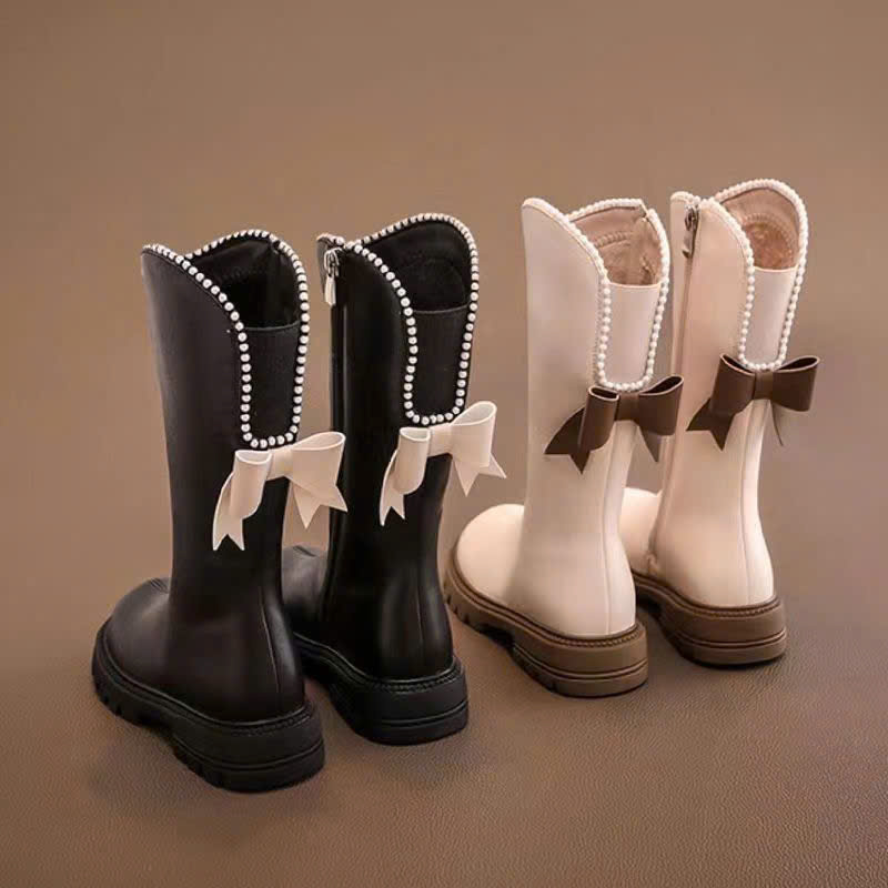 Giày bốt boots cổ cao cho bé gái bé trai phong cách Hàn Quốc đẹp diện đi chơi đi tiệc size 26-37 hàng Quảng Châu cao cấp