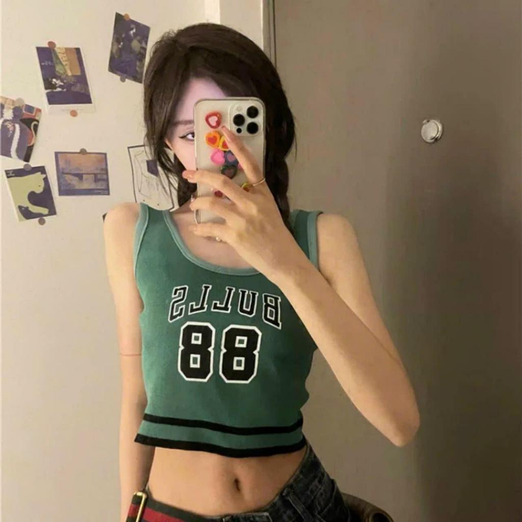 Áo 2 dây croptop cotton nữ sẵn đệm ngực cá tính, áo tập gym chạy bộ thể thao kiểu nữ