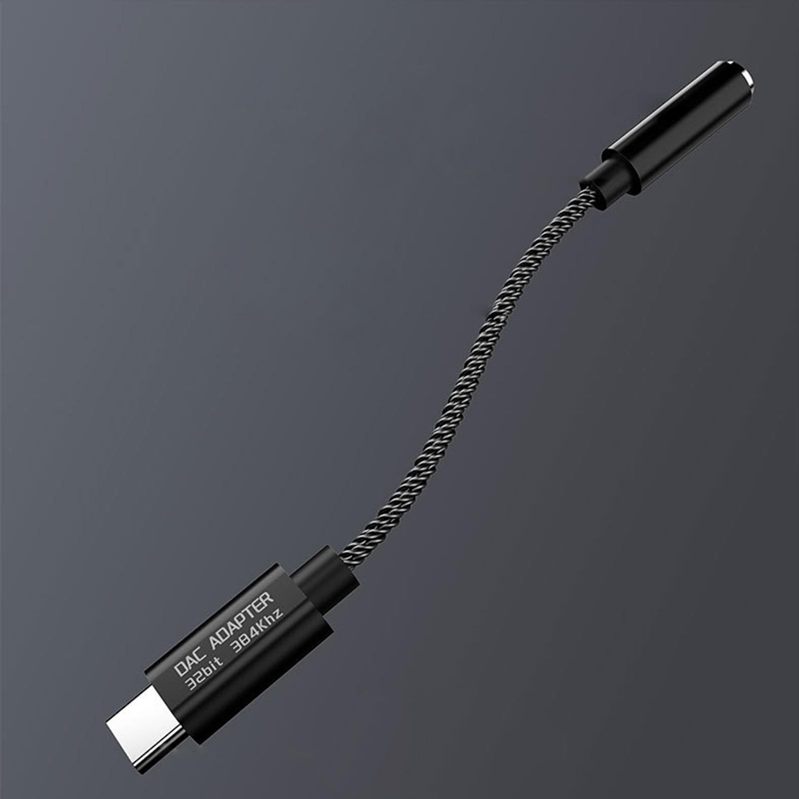 USB C to 3.5mm Audio Adapter DAC for More Devices