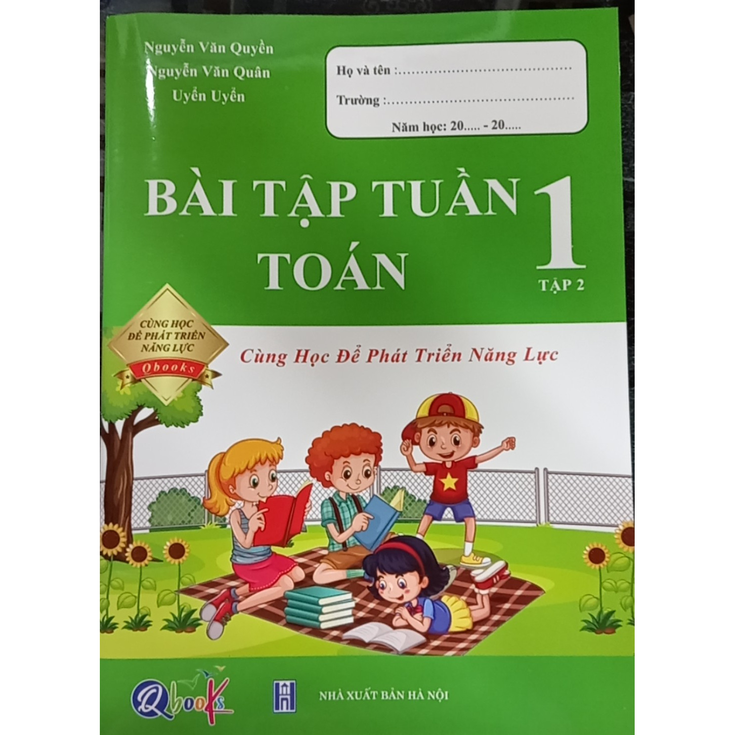 Qb - Bài tập tuần toán 1/2 - cùng học để phát triển năng lực