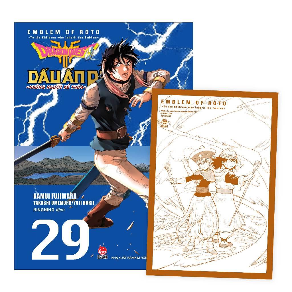 Truyện tranh Dragon Quest: Dấu ấn Roto - Những người kế thừa - Tập 29 - Tặng kèm Postcard - Dấu ấn rồng thiêng