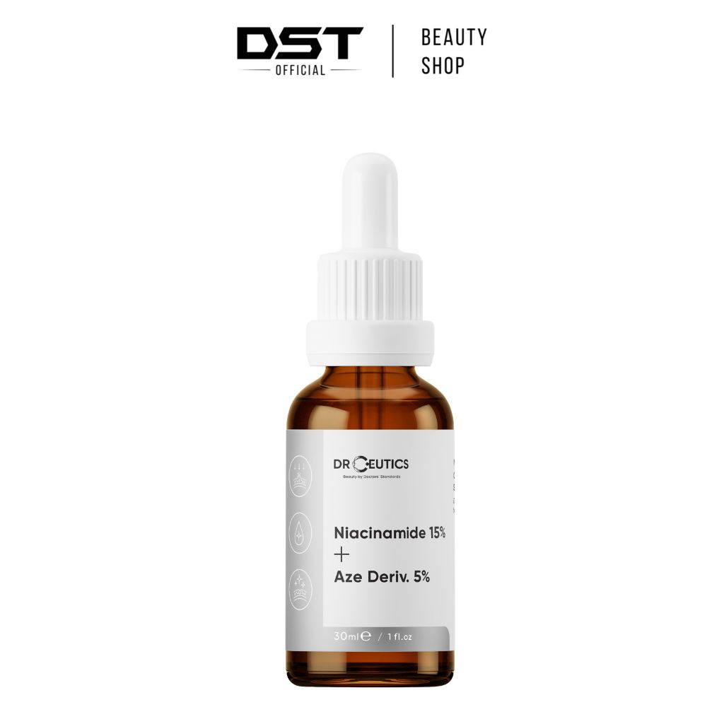 Tinh Chất Làm Mờ Thâm Và Thu Nhỏ Lỗ Chân Lông DrCeutics Niacinamide 15% Và Azelaic Deriv 5%