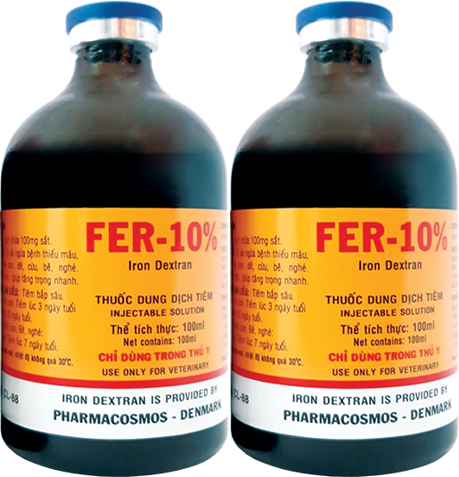 FER 10% 100ML Thuốc dung dịch tiêm iron dextran bổ sung sắt