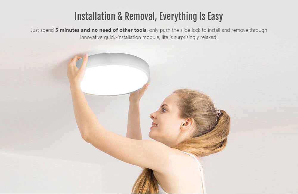 2020 BẢN QUỐC TẾ - ĐÈN LED ỐP TRẦN THÔNG MINH XIAOMI YEELIGHT LED PRO 320mm - APPLE HOMEKIT - HÀNG CHÍNH HÃNG