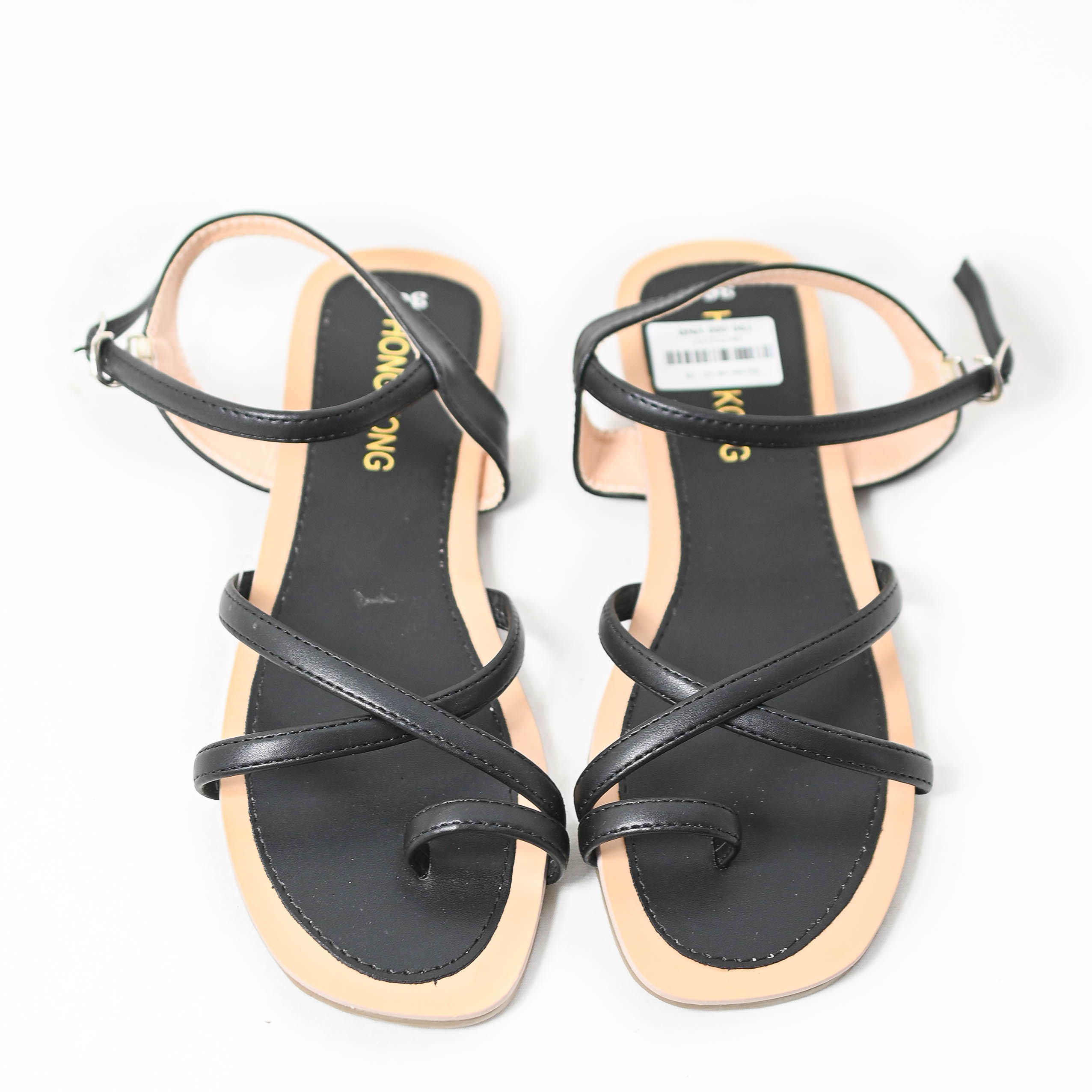 Sandal trệt đan dây đơn giản nữ