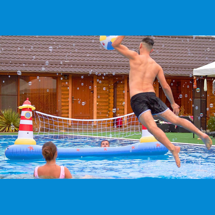 Bộ Bóng Chuyền Hồ Bơi Volleyball Water Game (Có Bóng Đi Kèm) - Home and Garden