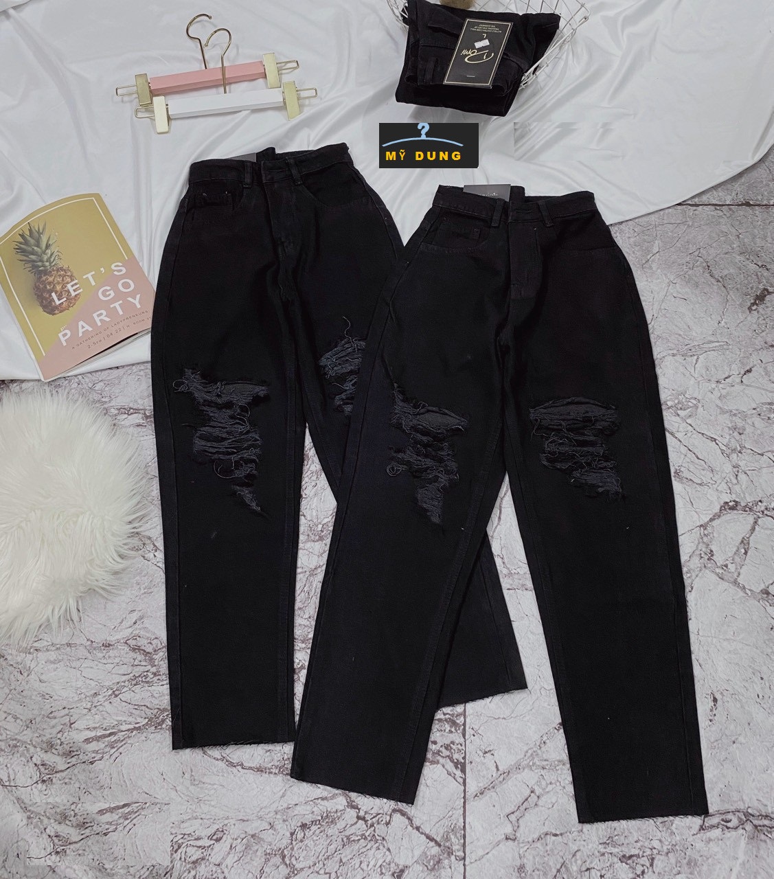 QUẦN JEAN BABY RÁCH GỐI- FORM CHUẨN-SIÊU ĐẸP NHÉ CÁC NÀNG