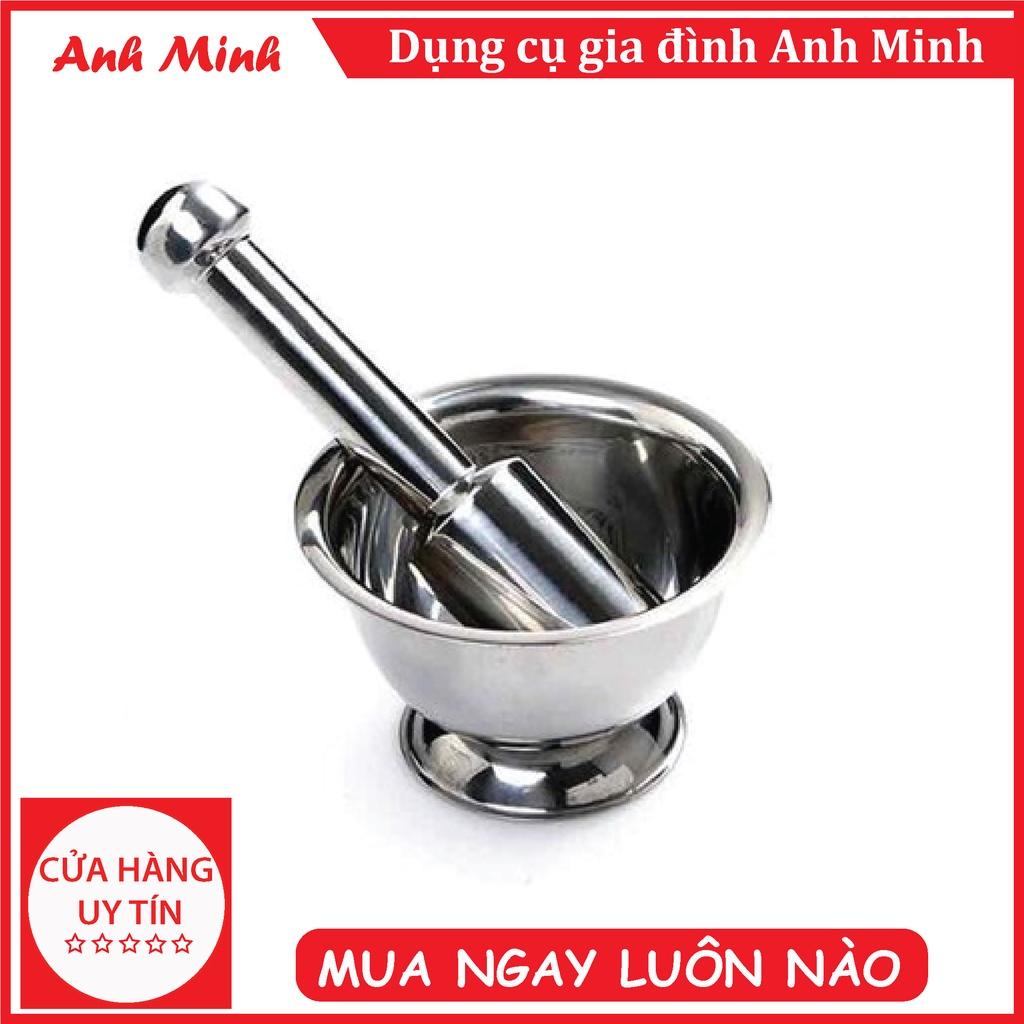 Bộ cối chày Inox không rỉ đủ cỡ an toàn cho người tiêu dùng