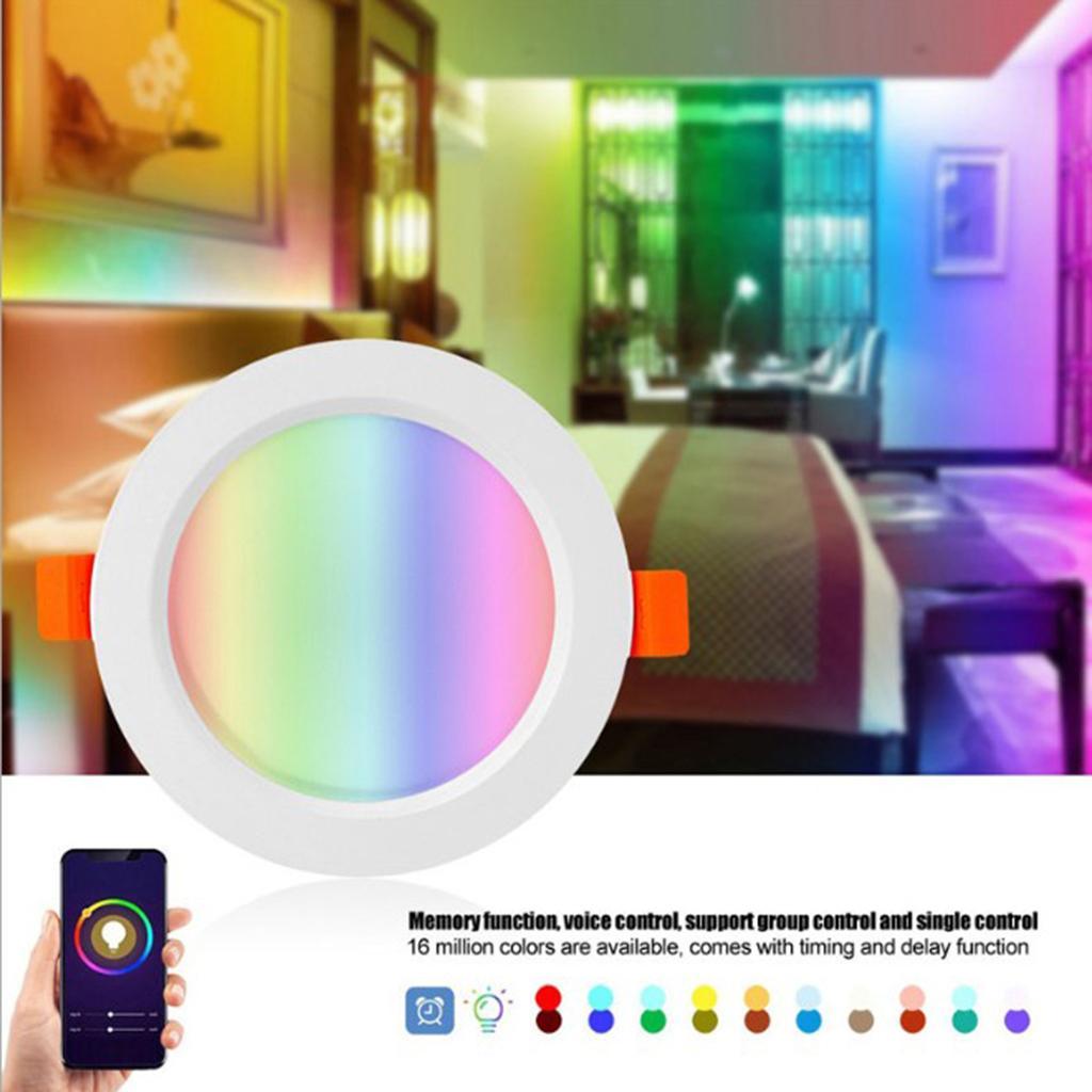 WiFi Smart LED Dimmable Spot Light Downlight Voice Control Energy Saver 7W