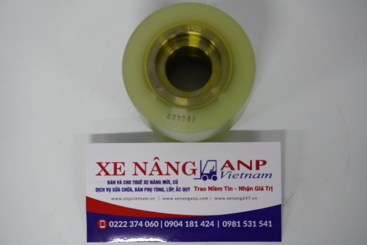 Bánh xe cân bằng PU 127×90 OMC cho xe nâng điện