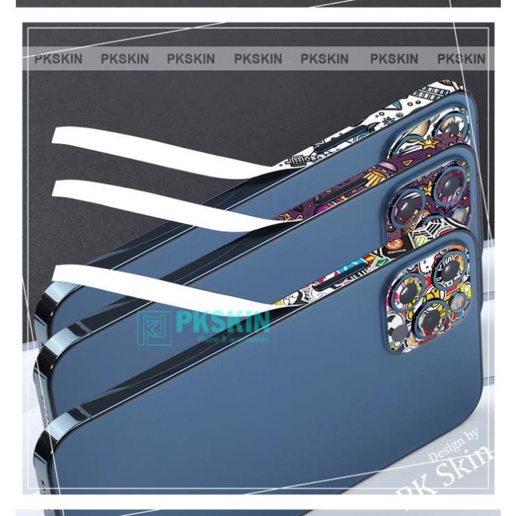 Miếng dán viền cho iPhone 13 , 13 pro, 13 pro max, 13 mini in hình theo yêu cầu.