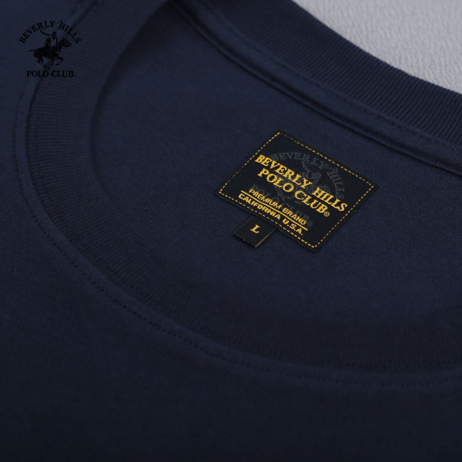 Áo Tshirt Ngắn tay Nam Beverly Hills Polo Club Regular Fit -TSMRSS23TL065 NV Navy