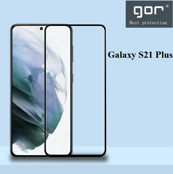 Kính Cường Lực Gor Cho Samsung Galaxy S21 Plus Dán Full Màn, Viền Đen Cao Cấp Hãng Gor ( Fullbox ) - Hàng Nhập Khẩu