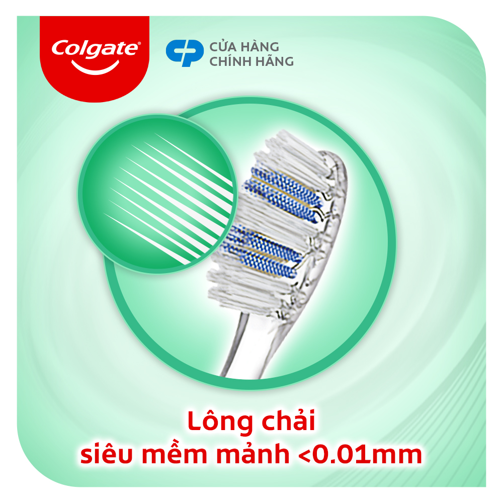 Bộ 3 bàn chải Colgate chăm sóc nướu ( màu ngẫu nhiên )